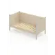 Кровать Solarius Тахта реечное основание tahta-obiv-spin-beg90-160plat 100 x 101 x 170 см дерево цвет бежевый/платиновый