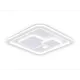 Светильник настенно-потолочный светодиодный Ambrella Light Acrylica Ambr_fa7712 с пультом управления 18 м² регулируемый белый свет цвет белый