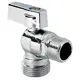 Кран шаровой угловой Valtec 511395 PN10 1/2" НР латунь ручка флажок