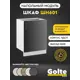 Кухонный шкаф напольный Linea Альбина 60x82x50 см ЛДСП цвет черный асфальт