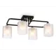Светильник потолочный AMBRELLA LIGHT TR303222 4 лампы 16 м² цвет хром/черный/белый