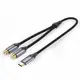 Переходник-разветвитель Vention гибкий USB-C M/2RCA F 1 м BGVHF