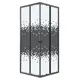 Душевой уголок Niagara Eco NG-1008-14QBLACK квадрат 80x80см черный профиль эффект стекла прозрачное закаленное стекло