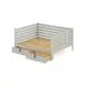 Кровать Solarius Tahta-spin120-180plat-2yash 130 x 101 x 190 см сосна цвет бежевый