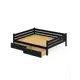 Кровать Solarius Tahta120-160ser-full-2yash 130 x 63 x 170 см сосна цвет серый