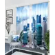 Комплект штор Helga Базовая коллекция HH900173 на шторной ленте 260x150 см цвет белый, синий, голубой, зеленый