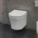 Унитаз подвесной Ceruttispa Adige Aria CT7837 безободковый с сиденьем микролифт