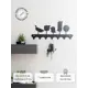 Ключница Electriclight KNПтички1черная металл 12.5x28.5 см цвет черный матовый