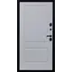 Входная дверь Diva ДХ-46 205x86см левый черный кварц/Д7 белый софт