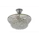 Люстра на штанге Arti lampadari Stella nickel Al_stella_e_1.3.30.505_n 3 лампы 10 м² цвет прозрачный/матовый