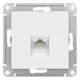 Розетка компьютерная встраиваемая Systeme electric AtlasDesign ATN001383 RJ45 Cat 5Е цвет лотос