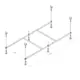 Каркас для ванны Am.pm Gem W93A-150-070W-R 150x70 универсальный, цельносварной, с монтажным набором