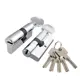 Цилиндровый механизм Punto Z3002Knob90 (35+10+45) с вертушкой CP хром