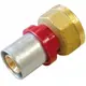 Муфта комбинированная Tiemme 3/4"x26 ВПр-ВР латунь 1650020