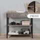 Комод Мф приволжская Frame 2 ящика 75x28x77 см металл цвет цемент темный молет