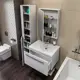 Тумба под раковину в ванную напольная 1Marka Соната У51043_nvsb 90 см белая