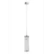 Светильник подвесной Crystal Lux Tadeo sp1 d100 chrome-transparente 1 лампа 2 м² цвет хром
