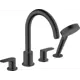 Смеситель для ванны Hansgrohe Vernis Blend 71456670 однорычажный цвет черный