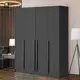 Шкаф Homegrad 015062/00 160x220x52 см ЛДСП цвет графит