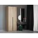 Шкаф распашной Мебельная компания е1 LCK_G_M1_800_S 81x220x52.5 см сонома ЛДСП