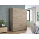 Шкаф-купе Мебельная компания е1 550503 230x210х57 см 10 полок лдсп цвет сонома