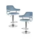 Барный стул Dobrin Charly lm-5019 61x120x54 см цвет голубой 2 шт