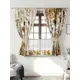 Комплект штор Comfy way Иномик - 25 CW705025-160 на шторной ленте 160x150 см цвет бежевый