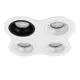 Светильник точечный встраиваемый Lightstar Domino D64607060606 под отверстие 90 мм GU5.3 цвет белый