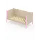 Кровать Solarius Тахта реечное основание tahta-obiv-spin-beg90-170roz 100 x 101 x 180 см дерево цвет бежевый/розовый
