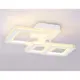 Люстра потолочная светодиодная Ambrella light Fa8877 с пультом управления 8 м² нейтральный белый свет цвет белый