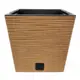 Кашпо Square low Prosperplast d 24 см 23.5 см 10 л полипропилен жёлтый/золотой без автополива