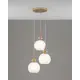 Светильник подвесной Moderli V11402-3p 3 лампы 9 м² цвет золотистый металлик