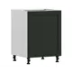 Напольный шкаф Регина Столплит 60x82x56 см МДФ цвет зеленый