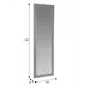 Зеркало с рамой Ifers 118x34 см Селена серый