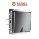 Розетка встраиваемая Werkel W1171264 с заземлением с крышкой и шторкой влагозащищенная цвет графит матовый