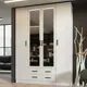 Шкаф распашной Эра 160x220x48.2 см ЛДСП цвет белый