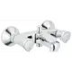 Двухвентильный смеситель для ванны Grohe Costa хром 25483001