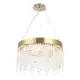 Люстра подвесная Crystal lux Aqua Cu_0160_309 9 ламп 17 м² цвет латунь