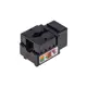 Модуль Keystone Rexant pro Jack RJ-45 8P8C UTP неэкранированный Cat 6 90 градусов цвет черный