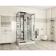 Душевая кабина NG-7713WL 820x120x215 низкий поддон