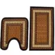 Коврики декоративные Cleopatra Нью Соса 57х60+57х90 комплект 110313-32117-40 коричневый