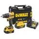 Дрель-шуруповерт аккумуляторная ударная бесщеточная Dewalt DCD100YP2T, 18 В Li-Ion 2x5 Ач