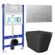 Комплект инсталляция с унитазом Joki JKS302MB033202CH цвет черный
