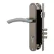 Замок цилиндровый в комплекте с ручкой Fuaro LOCKSET.9013 (SET F9011) SN/CP матовый никель
