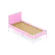 Кровать Solarius Komp80loft-roz-white-full 85 x 89 x 206 см сосна цвет белый