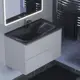 Раковина полувстраиваемая Uperwood UPD Elen 291120422 74.30см цвет черный металл