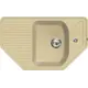 Мойка врезная угловая 50x21x80 см Lava кварц цвет шампань A.1 CAMEL