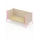 Кровать Solarius Тахта сплошное основание tahta-obiv-spin-beg80-180roz-full 90 x 101 x 190 см дерево цвет бежевый/розовый
