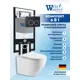 Комплект инсталляция с унитазом Weltwasser AM49757 цвет белый