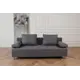 Диван раскладной Brendoss 145 196x86x45 см рогожка цвет серый
